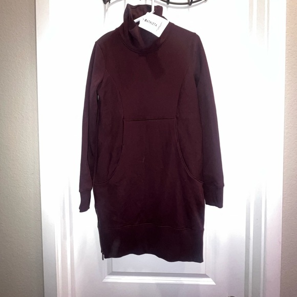 NWT Athleta Cozy Karma funnel neck dress - Picture 4 of 7